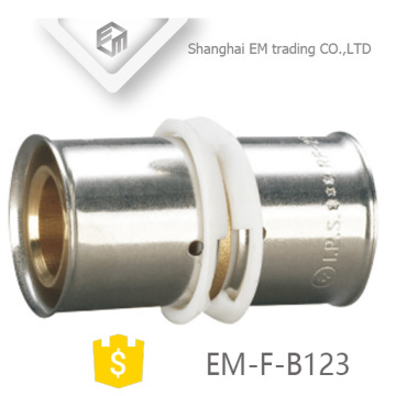 EM-F-B123 Double PAP pipe fitting with Press Aluminum Plastic Pipe Fitting